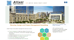 Desktop Screenshot of alliantprojects.com